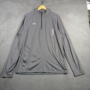 Under Armour Heatgear Sweater Men 2XL Half Zip Loose Pullover Athleisure Outdoor